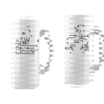 Original Cartoon Nash Metropolitan Antique Car Coffee Mug | Mazezy