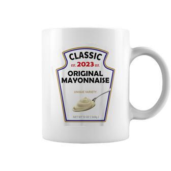 Original Mayonnaise Diy Halloween Costume Couples Group Mayo Coffee Mug - Seseable