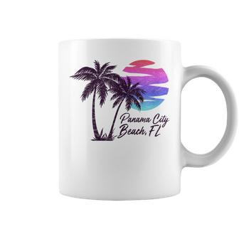 Panama City Beach Florida Vacation Souvenir Sunset Graphic Coffee Mug | Mazezy