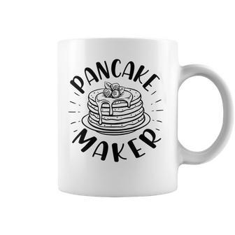 Pancake Maker Dad And Kid Pancake Dad Son Matching Coffee Mug | Mazezy