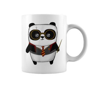 Panda Wizard Magic Wand School Boy Girl Funny Magic Funny Gifts Coffee Mug | Mazezy