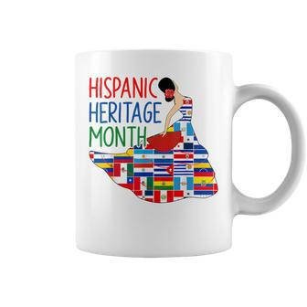 Hispanic Heritage Month Countries Flags Latino Coffee Mug | Mazezy