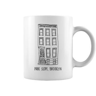 Park Slope Brooklyn Brownstone Coffee Mug | Mazezy
