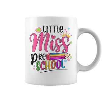 Pencil Little Miss Preschool Back To School Preschool Girls Coffee Mug | Mazezy