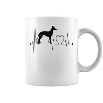 Peruvian Inca Orchid Dog My Heartbeat Ekg Dogs Are My Cardio Coffee Mug | Mazezy