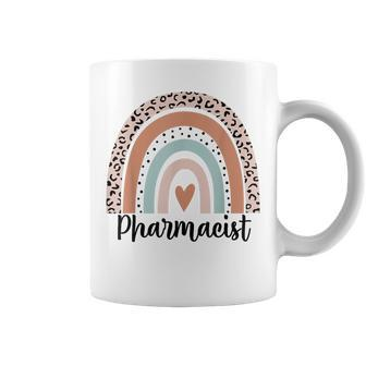 Pharmacist Rainbow Leopard Pharmacist Appreciation Coffee Mug | Mazezy