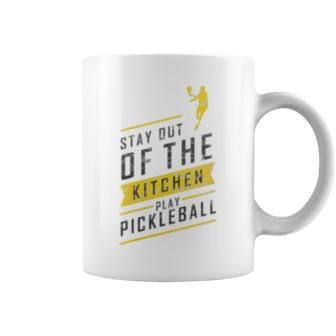 Pickleball Kitchen Funny Retro Sport Coffee Mug | Mazezy