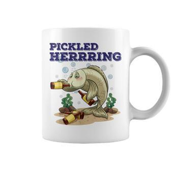Pickled Herring Drunk Fish Coffee Mug | Mazezy