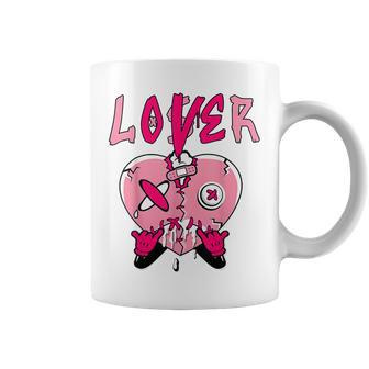 Pink Loser Lover Pink Drip Heart Matching For Coffee Mug | Mazezy