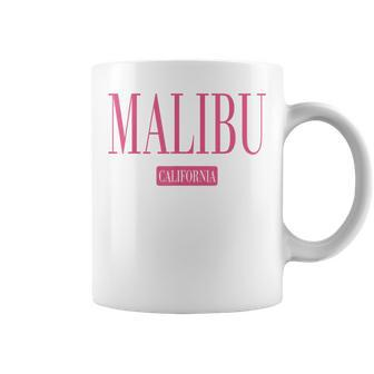 Pink Malibu California Trendy Preppy Aesthetic Coffee Mug - Thegiftio UK