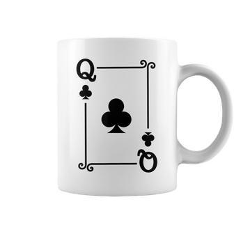 Playing Cards Costume Queen Clubs Card Queen Card Coffee Mug - Thegiftio UK