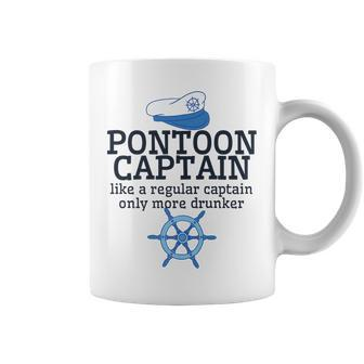 Pontoon Captain Gift Regular Captain Only More Drunker Coffee Mug - Thegiftio UK