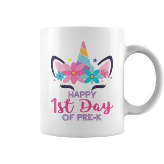 Pre K Unicorn First Day Of School Back To Outfit Girls Coffee Mug - Monsterry CA