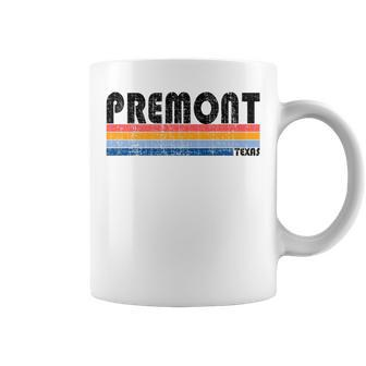 Premont Tx Hometown Pride Retro 70S 80S Style Coffee Mug | Mazezy