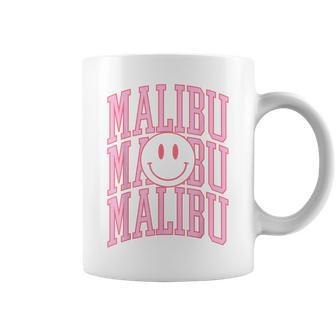 Preppy Varsity Pink Malibu California For N Girls Coffee Mug - Seseable