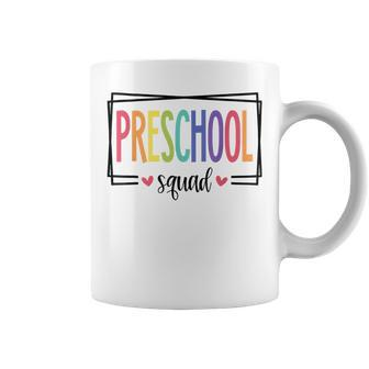 Preschool Squad First Day Of School Welcome Back To School Coffee Mug - Monsterry