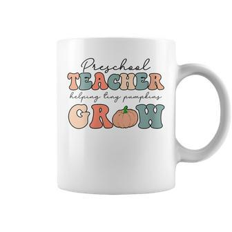 Preschool Teacher Helping Tiny Pumpkins Grow Coffee Mug | Mazezy