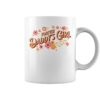 Pretty Forever Daddys Girl Daughter To Father Fathers Day Funny Gifts For Daughter Coffee Mug | Mazezy