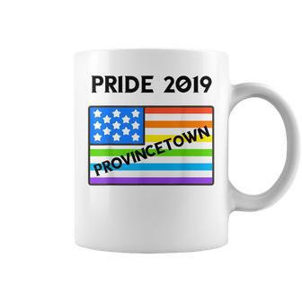 Pride 2019 Provincetown With American Flag Coffee Mug | Mazezy