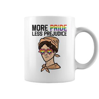 More Pride Less Prejudice Lgbt Gay Lesbian Coffee Mug - Thegiftio UK