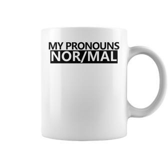 My Pronouns Are Nor-Mal Coffee Mug - Seseable