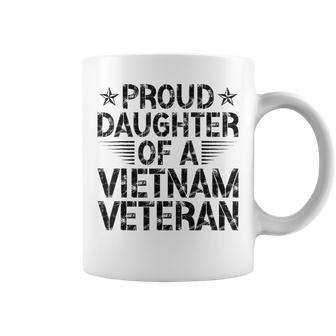 Proud Daughter Of A Vietnam Veteran Vintage For Men Coffee Mug - Seseable