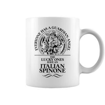 Proud Italian Spinone Guardian Angel Dog Saying Dog Coffee Mug | Mazezy