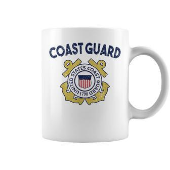 Proud Us Coast Guard Military Pride Pride Month Funny Designs Funny Gifts Coffee Mug | Mazezy