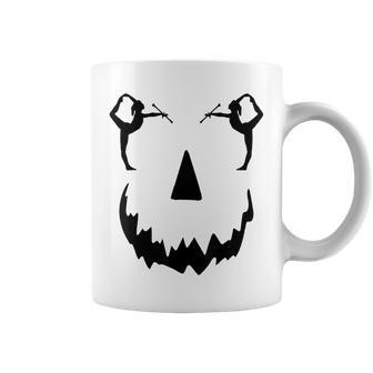 Pumpkin Baton Twirler Halloween Coffee Mug | Mazezy