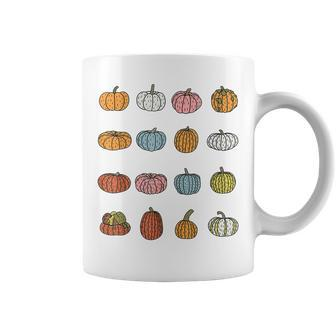 Pumpkin And Squash Types Fall Autumn And Halloween Squash Coffee Mug | Mazezy