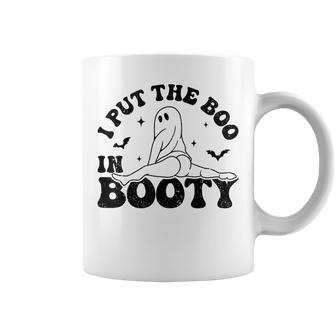 I Put The Boo In Booty Adult Joke Halloween Costume Coffee Mug | Mazezy