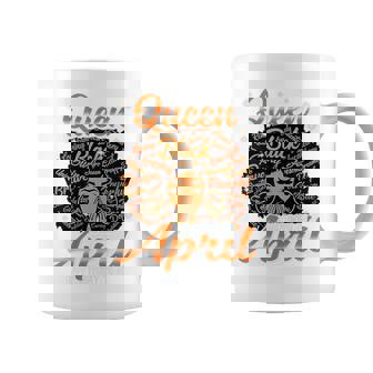 Queen Was Born In April Black History Birthday Junenth Coffee Mug | Mazezy