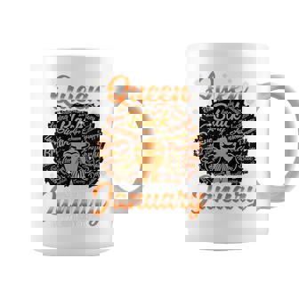 Queen Was Born In January Black History Birthday Junenth Coffee Mug | Mazezy