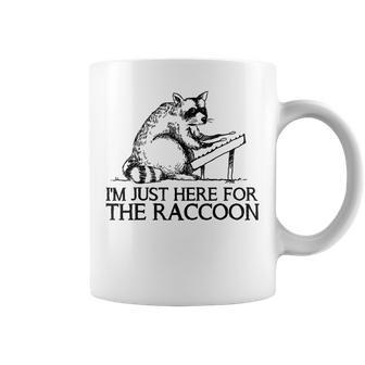Raccoon & Hammered Dulcimer Coffee Mug | Mazezy
