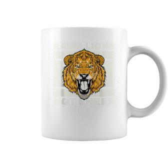 Raise Lions Not Sheep American Patriot For Funny Republican Coffee Mug | Mazezy