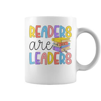 Readers Are Leaders Book Lover Back To School Coffee Mug | Mazezy