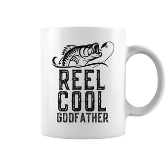 Reel Cool Godfather Fishing Fisherman Funny Retro Coffee Mug | Mazezy