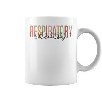 Respiratory Therapist Therapy Nicu Respiratory Retro Colors Coffee Mug | Mazezy