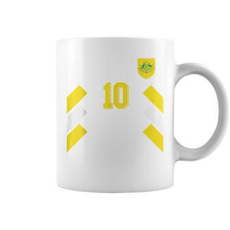 Retro Australia Soccer Or Football For Australian Fans Coffee Mug | Mazezy