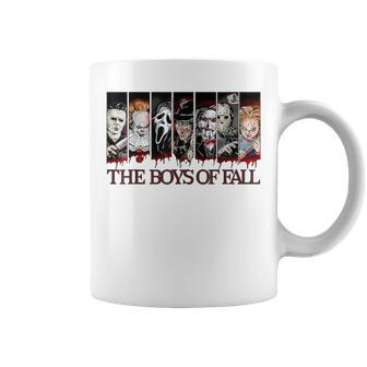 Retro The Boys Of Fall Vintage Horror Movie Halloween Autumn Coffee Mug