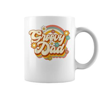Retro Groovy Dad Family Birthday 60S 70S Hippie Costume Coffee Mug - Monsterry DE