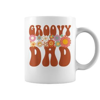Retro Groovy Dad Matching Family Party Fathers Day Coffee Mug - Thegiftio UK