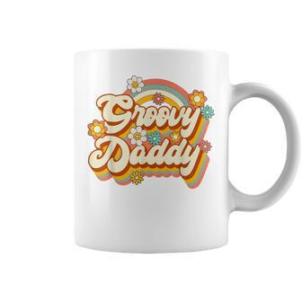Retro Groovy Daddy Family Birthday 60S 70S Hippie Costume Coffee Mug