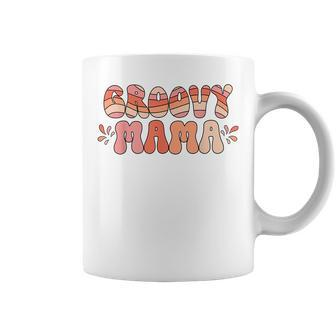 Retro Groovy Mama Matching Family 1St Birthday Party Women Coffee Mug | Mazezy