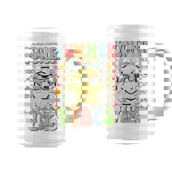 Retro Groovy Summer Vibes For Women Men Kids Summer Vacation Vacation Funny Gifts Coffee Mug | Mazezy