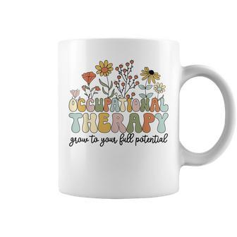 Retro Occupational Therapy Occupational Therapist Ot Therapist Funny Gifts Coffee Mug | Mazezy CA