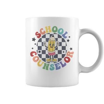 Retro Pencil School Counselor Back To School For Counselor Coffee Mug - Thegiftio UK