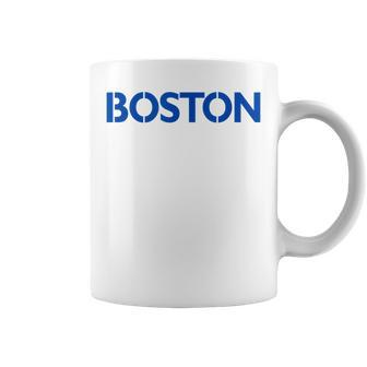 Retro Yellow Boston Vintage Throwback Running Coffee Mug - Seseable