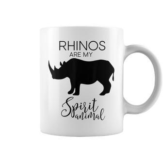 Rhino Rhinoceros Spirit Animal J000470 Coffee Mug | Mazezy