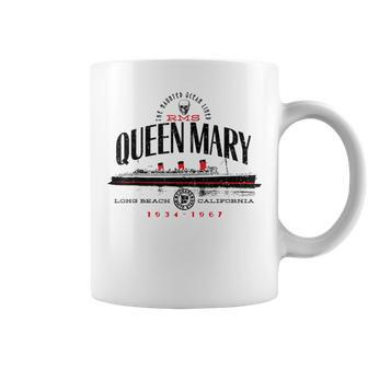 Rms Queen Mary The North Atlantic Ocean From 1936 To 1967 Coffee Mug - Monsterry
